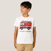 Toekomstige brandweerman t-shirt (Voorkant volledig)