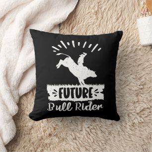 Toekomstige Bull Rider Bull Riding Rodeo Gifts Ide Kussen