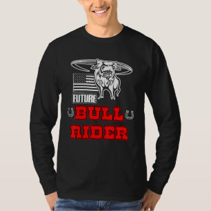 Toekomstige Bull Rider Rodeo Bull Riding Mechanica T-shirt