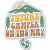 Toekomstige camper onderweg sticker (Voorkant)