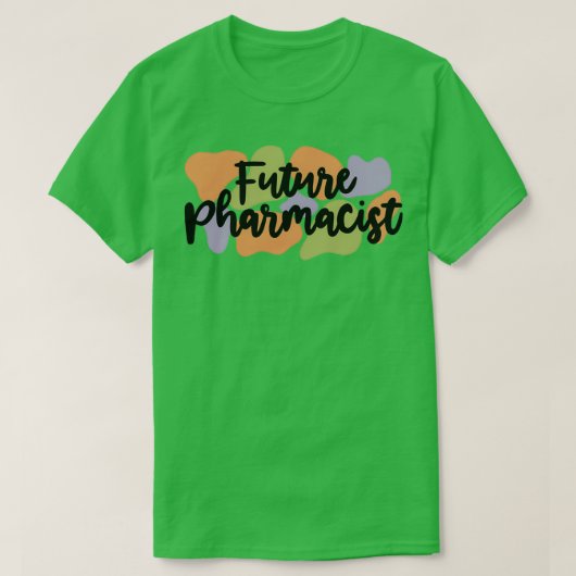 Toekomstige carrière van apotheker 9 t-shirt (Design voorkant)