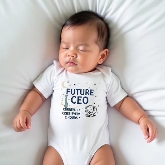 "Toekomstige CEO" Grappige en Mooie Baby Body's Romper