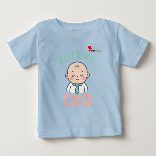 "Toekomstige CEO" Schattige Baby Baas Executieve (Voorkant)