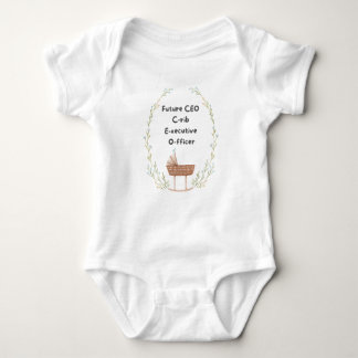 💼👶✨"Toekomstige CEO: Wieg Executive Officer" Romper