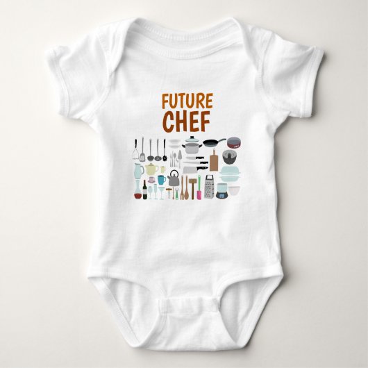 Toekomstige Chef Babysuit Romper (Voorkant)