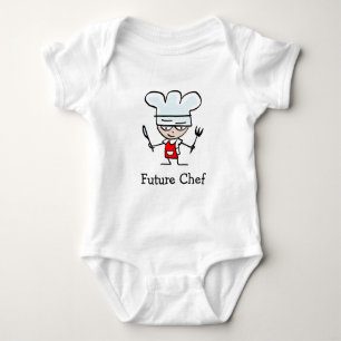 Toekomstige chef   Cute baby crèche Romper