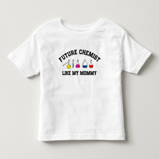 Toekomstige chemicus zoals mijn mama kinder shirts