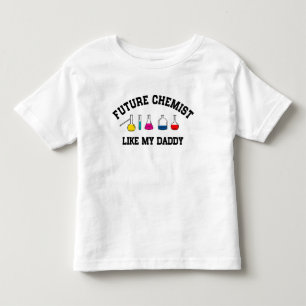 Toekomstige chemicus zoals mijn papa kinder shirts