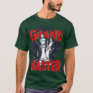 Toekomstige Chess Player-schaakstukken T-shirt