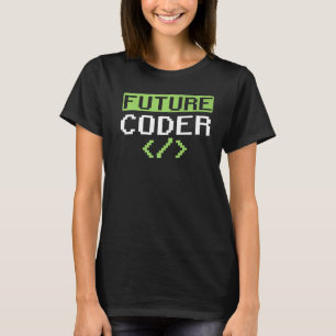 Toekomstige Coder Sayings Code Coding Programmer T-shirt