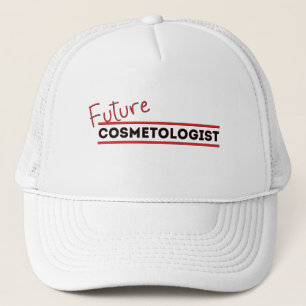 Toekomstige cosmetoloog trucker pet