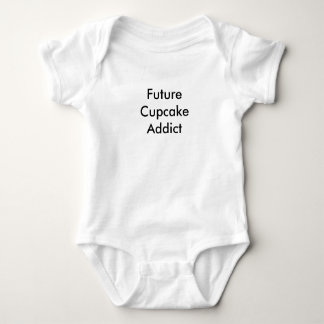 Toekomstige Cupcake Addict Baby t-shirt! Romper
