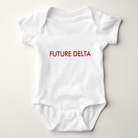 TOEKOMSTIGE DELTA-BABY ROMPER (Voorkant)
