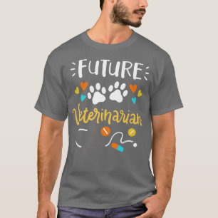 Toekomstige dierenarts t-shirt