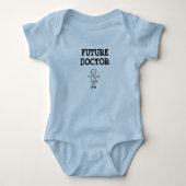 ***TOEKOMSTIGE DOKTER** BABY BOY OUTFIT ROMPER (Voorkant)