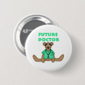 Toekomstige dokter ronde button 5,7 cm (Voorkant /achterkant)