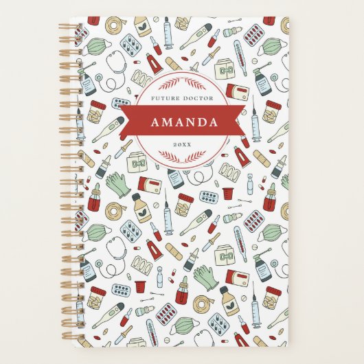 Toekomstige dokter - verpleegster - Medisch - mode Planner (Voorkant)