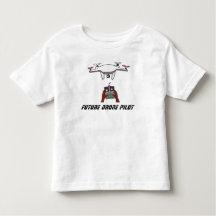 Toekomstige drone-piloot-kleuter-T-shirt