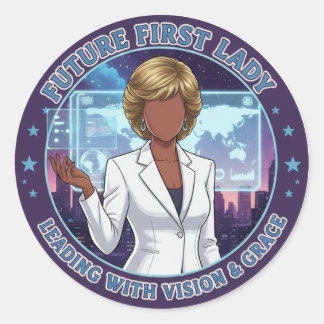 Toekomstige Eerste Dame Sticker Empowerment Leider