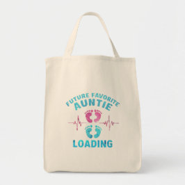 Toekomstige favoriete tante laden tote bag