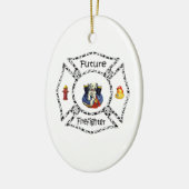 Toekomstige FF Dalmation Keramisch Ornament (Links)