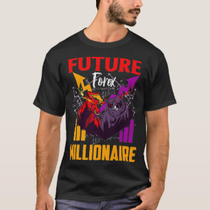 Toekomstige forex Millionaire beurzen T-shirt