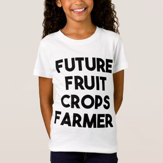 Toekomstige fruitgewassen Boer T-shirt (Voorkant)