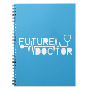 Toekomstige geneesmiddelmedecine Stethoscoop Notitieboek