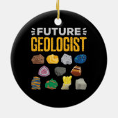 Toekomstige geoloog-student keramisch ornament (Achterkant)