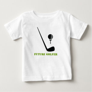 Toekomstige golfer club en ball black, groen, aang