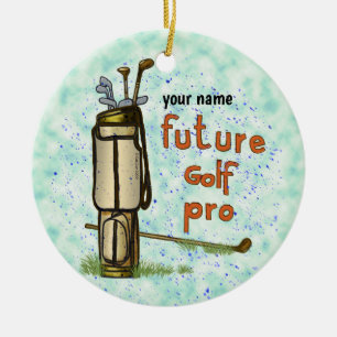 Toekomstige golfpro golf ornament