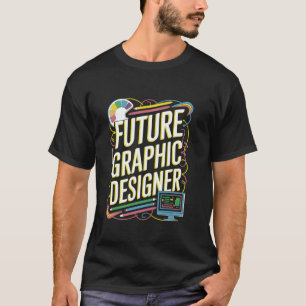 Toekomstige grafisch ontwerper afstudeerschool Peu T-shirt
