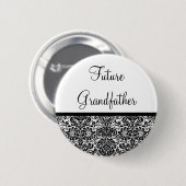 Toekomstige grootvader ronde button 5,7 cm (Voorkant /achterkant)