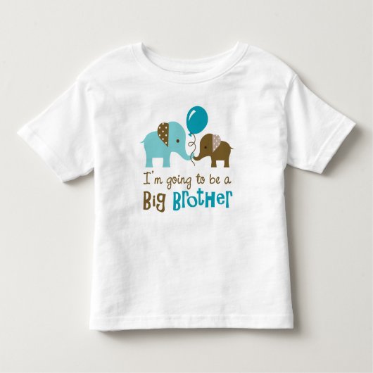 Toekomstige grote broer - Mod Elephant Kinder Shirts (Voorkant)