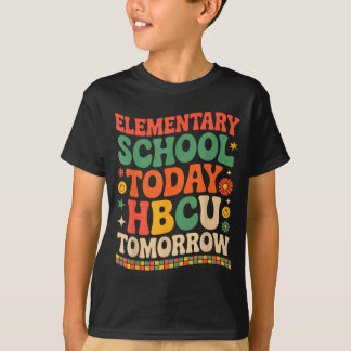 Toekomstige hbcu afgestudeerde, basisschool hbcu m t-shirt