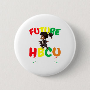 Toekomstige Hbcu Afgestudeerde Geschiedenis Zwart Ronde Button 5,7 Cm