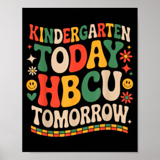 Toekomstige hbcu afgestudeerde, kleuterschool vand poster