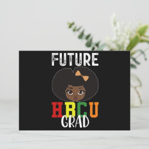 Toekomstige HBCU afgestudeerde meisjesgraduatie zw Kaart