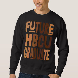 Toekomstige hbcu Afstudeerder Geschiedenis Zwarte Trui