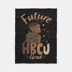 Toekomstige HBCU Afstudeerder Zwart Geschiedenis M Fleece Deken