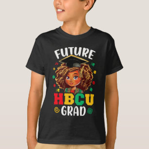 Toekomstige HBCU Afstudeerder Zwart Meisje Kinder T-shirt