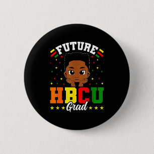Toekomstige Hbcu-graad jongen zwart Historisch zwa Ronde Button 5,7 Cm