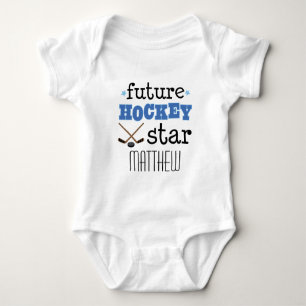 Toekomstige Hockey Star Gepersonaliseerde Kinder T Romper