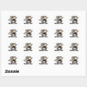 Toekomstige Hockey Star Ronde Sticker (Vel)