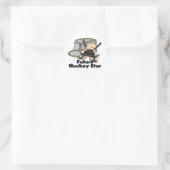 Toekomstige Hockey Star Ronde Sticker (Tas)