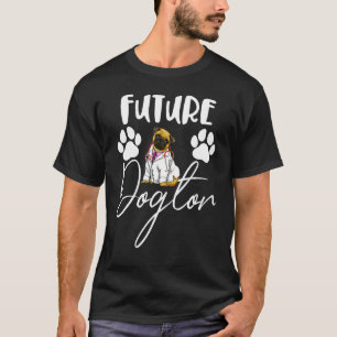 Toekomstige Hondtor Mops Vrouwen Liefde Hondje Dok T-shirt