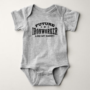Toekomstige Ironwerker zoals mijn papa Baby-pak Romper