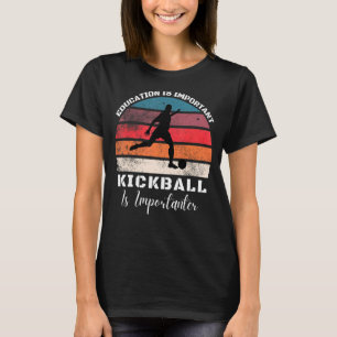 Toekomstige kickball en spelers mam pap Kickballer T-shirt
