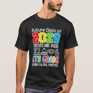 Toekomstige klas 2029 I Afstuderen I vijfde 5 T-shirt