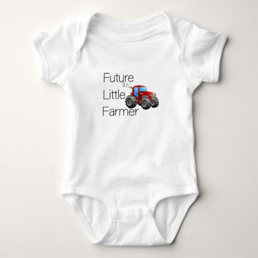 Toekomstige Kleine Boer Toekomstige Boer Baby Romper (Voorkant)